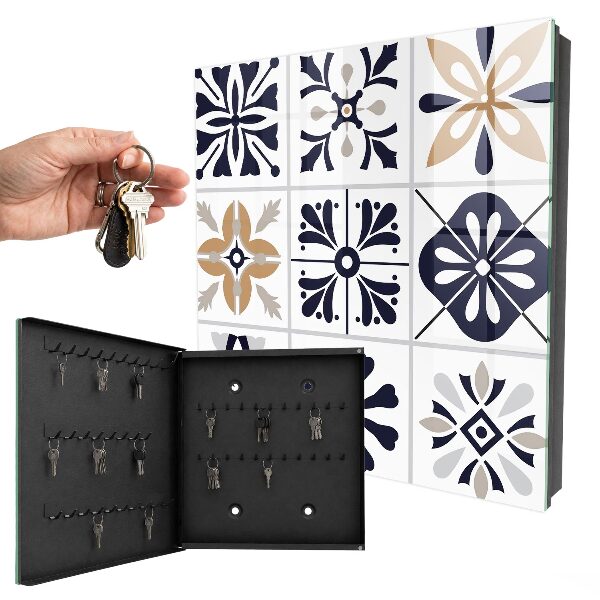 Key box Geometric patterns