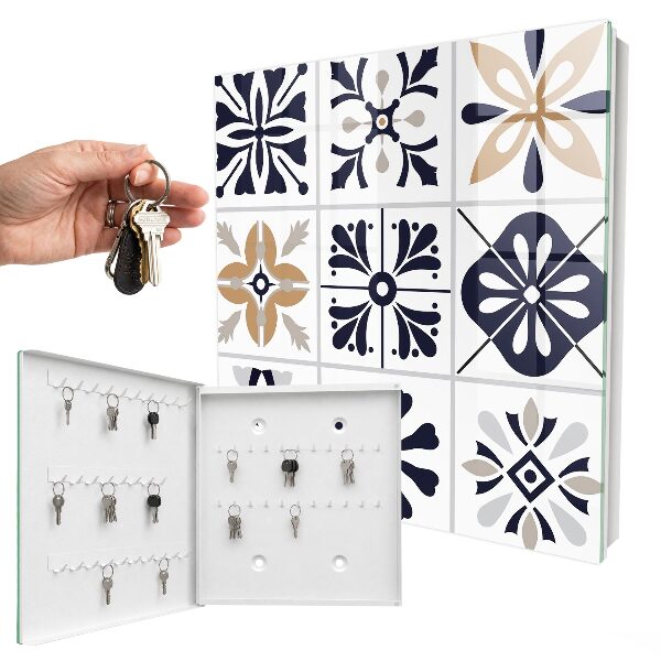 Key box Geometric patterns