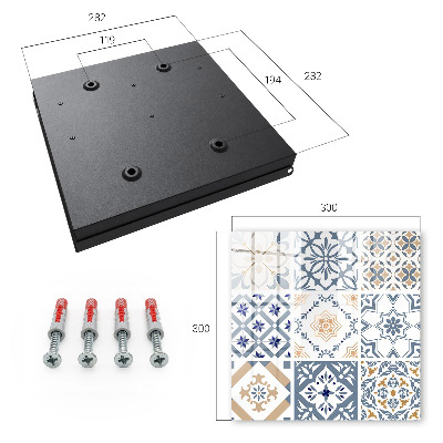 Key storage box Tile patterns