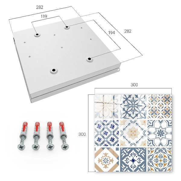 Key storage box Tile patterns
