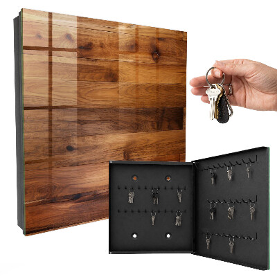 Key cabinet for wall Wooden boards