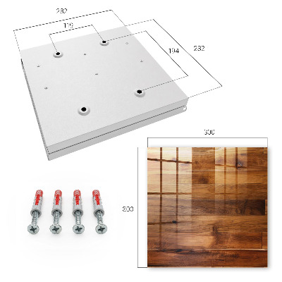 Key cabinet for wall Wooden boards