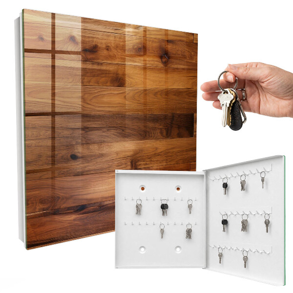 Key cabinet for wall Wooden boards