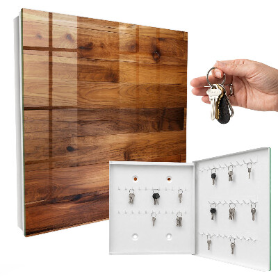 Key cabinet for wall Wooden boards