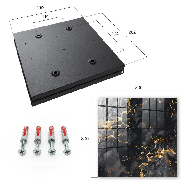 Key box Black marble