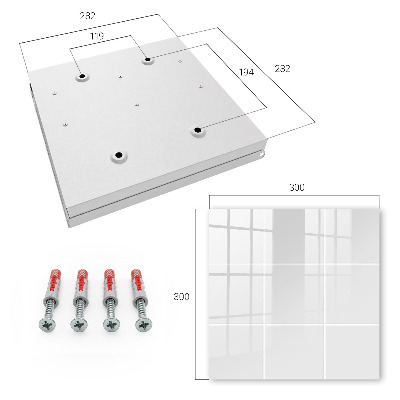 Key storage box Light tiles