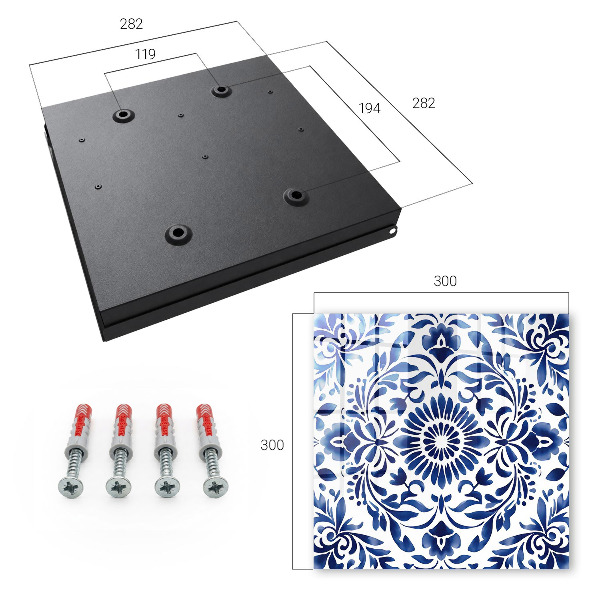 Key box Floral ornament