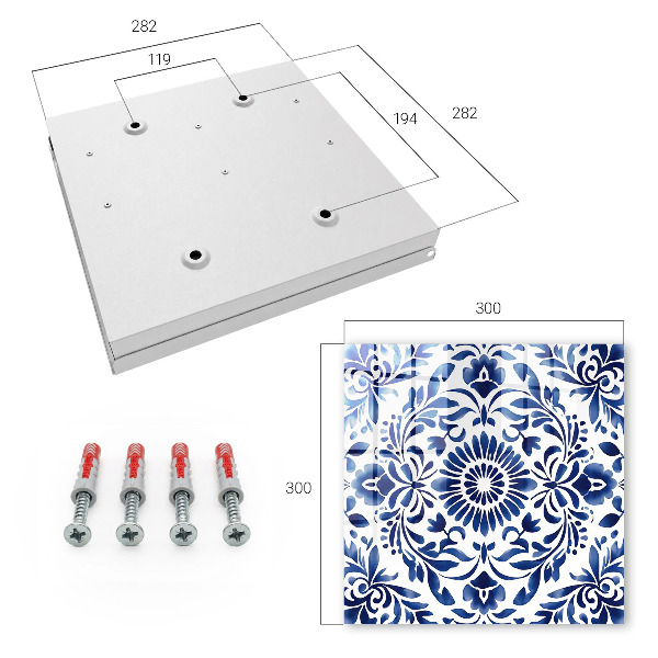 Key box Floral ornament