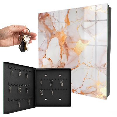 Key cabinet for wall Marble elegance