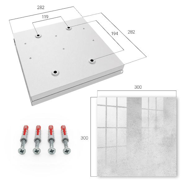 Key box Gray texture