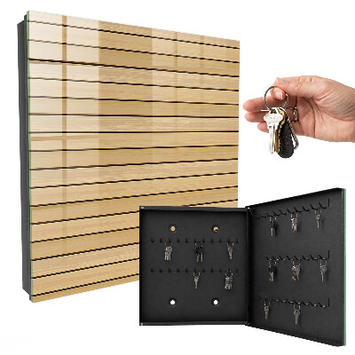 Key storage box Beige boards