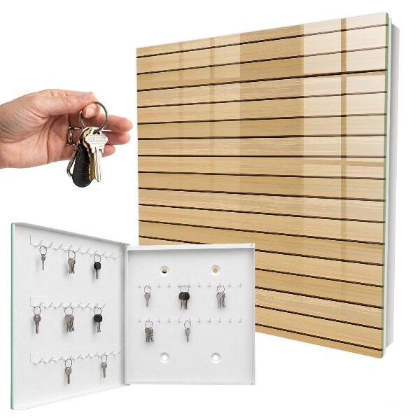 Key storage box Beige boards