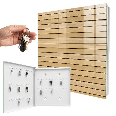 Key storage box Beige boards