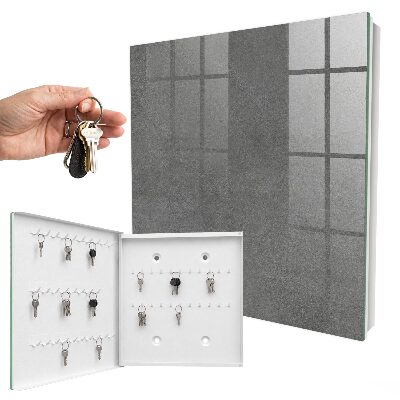 Key storage box Gray texture