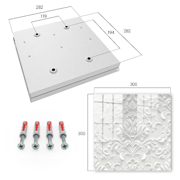 Key cabinet for wall Rich decoration