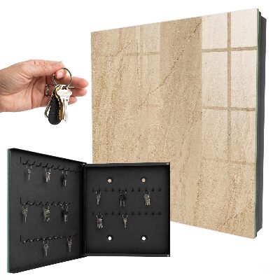 Key box Beige marble