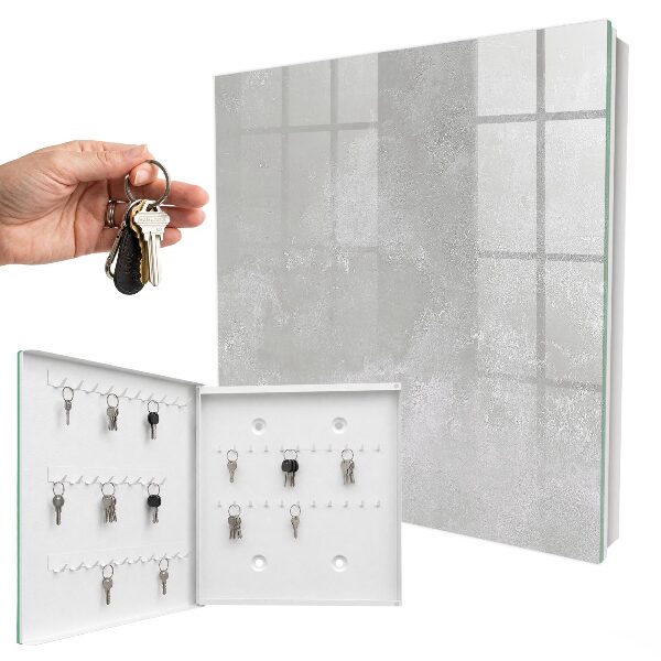 Key storage box Gray elegance