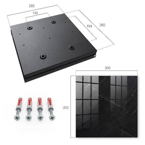 Key box Black marble