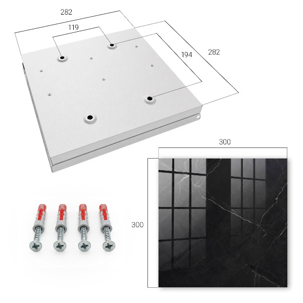 Key box Black marble