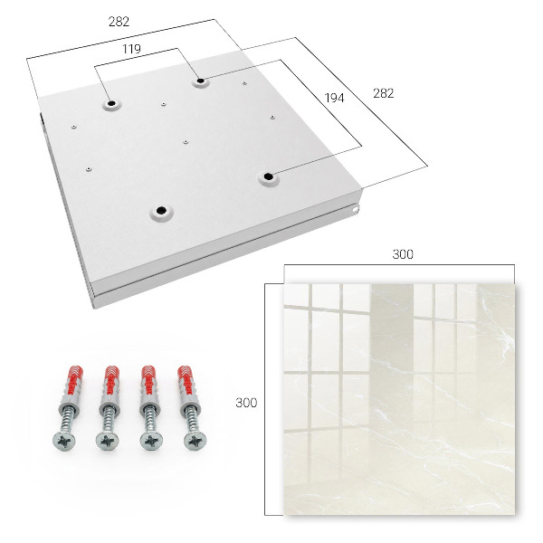 Key storage box Marble elegance