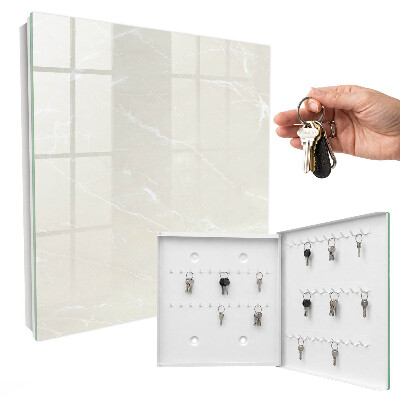 Key storage box Marble elegance