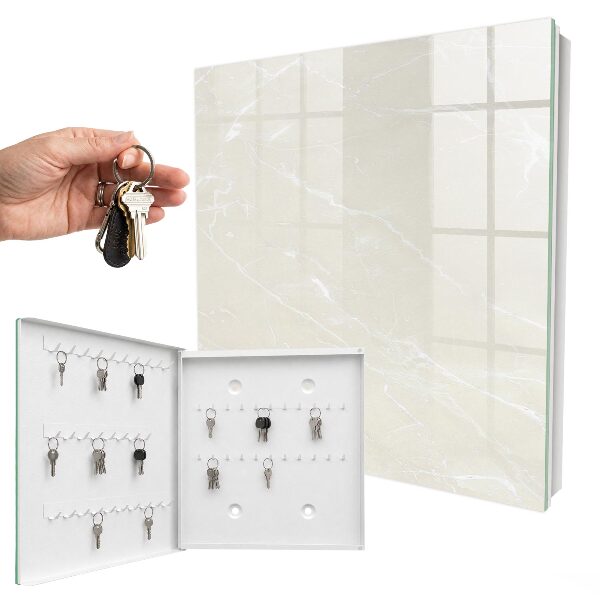 Key storage box Marble elegance