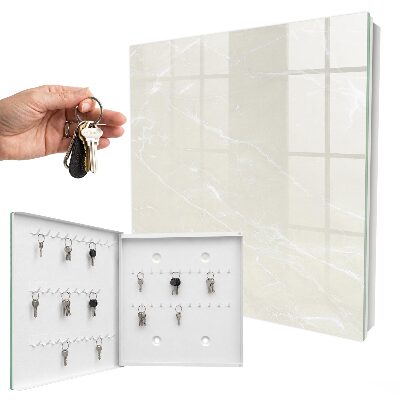 Key storage box Marble elegance