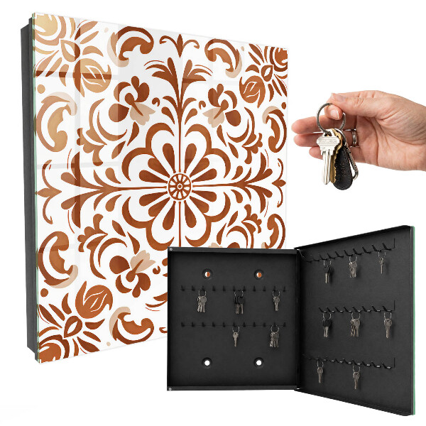 Key cabinet for wall Decorative pattern