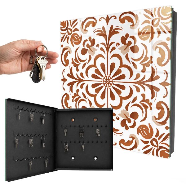 Key cabinet for wall Decorative pattern