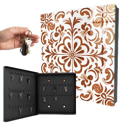 Key cabinet for wall Decorative pattern