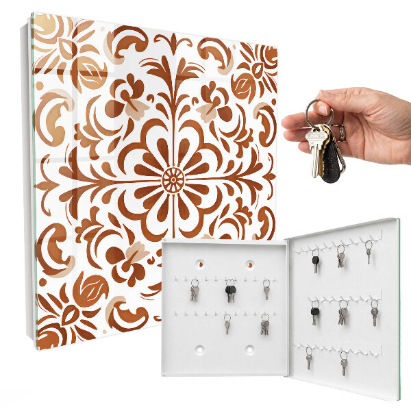 Key cabinet for wall Decorative pattern