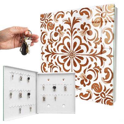 Key cabinet for wall Decorative pattern