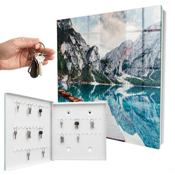 Key storage box Mountain landscape