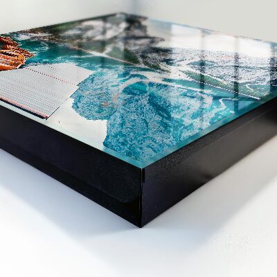 Key storage box Mountain landscape