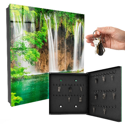 Key cabinet for wall Green Waterfall