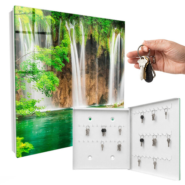 Key cabinet for wall Green Waterfall