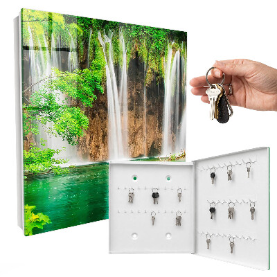 Key cabinet for wall Green Waterfall