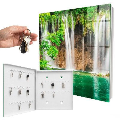 Key cabinet for wall Green Waterfall
