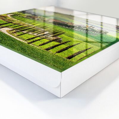 Key storage box Tuscan landscape