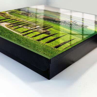 Key storage box Tuscan landscape