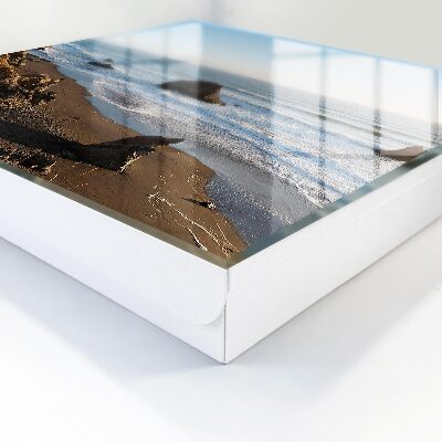 Key cabinet for wall Seaside landscape