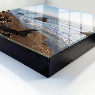 Key cabinet for wall Seaside landscape