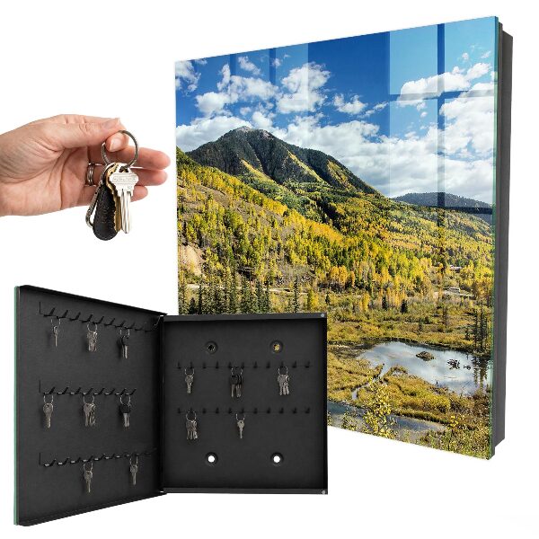 Key box Autumn landscape