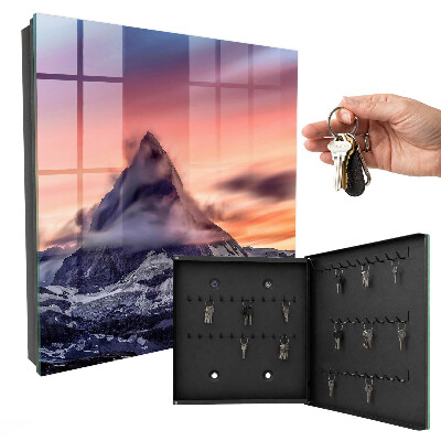 Key cabinet for wall The magic of the mountains