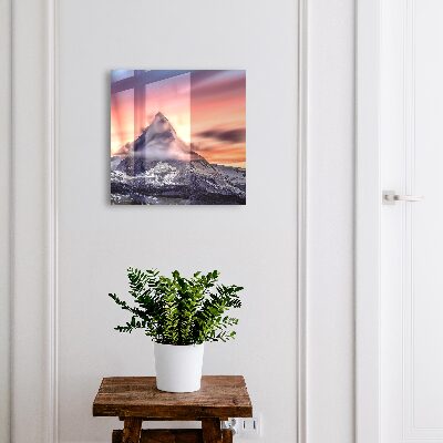 Key cabinet for wall The magic of the mountains