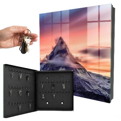 Key cabinet for wall The magic of the mountains
