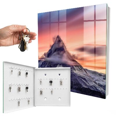 Key cabinet for wall The magic of the mountains