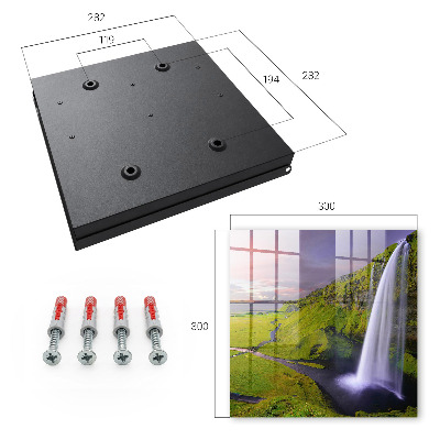 Key box Mountain waterfall