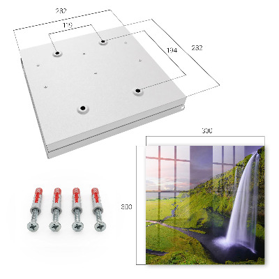 Key box Mountain waterfall