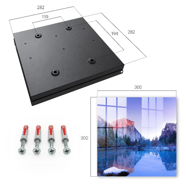 Key cabinet for wall The magic of the country